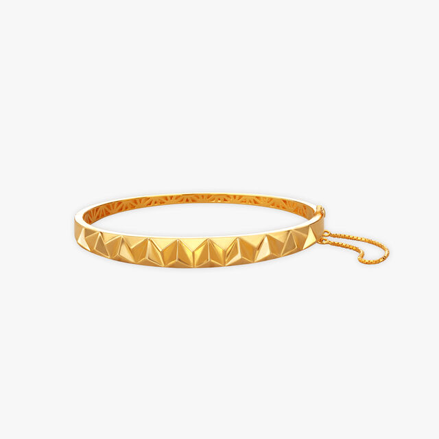 Opulent Glow Gold Bangle 