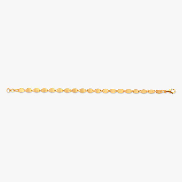 Ripple Gleam Gold Bracelet