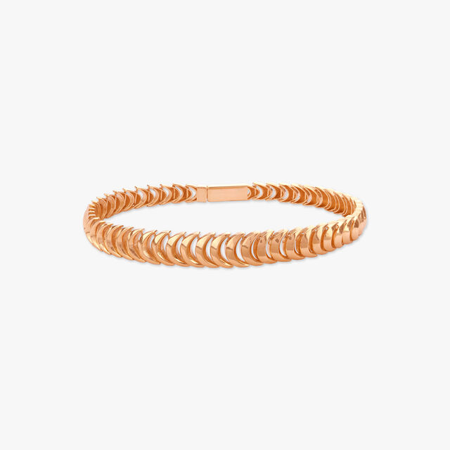 Overlapping Link Gold Bracelet