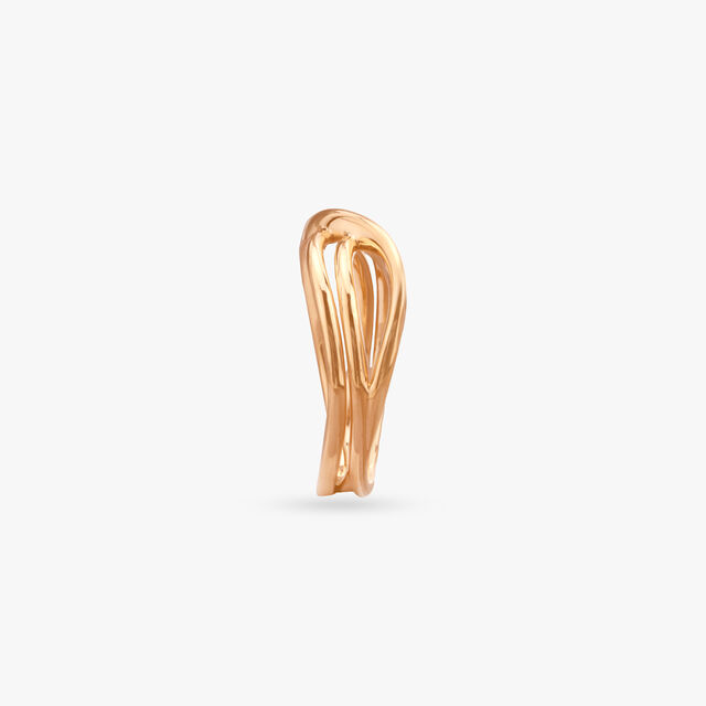 Elegant Intertwined Gold Ring