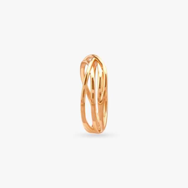 Ribbon Wrap Gold Ring
