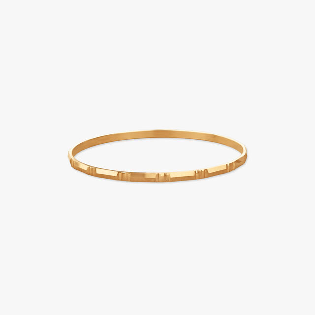 Sleek Mirage Gold Bangles