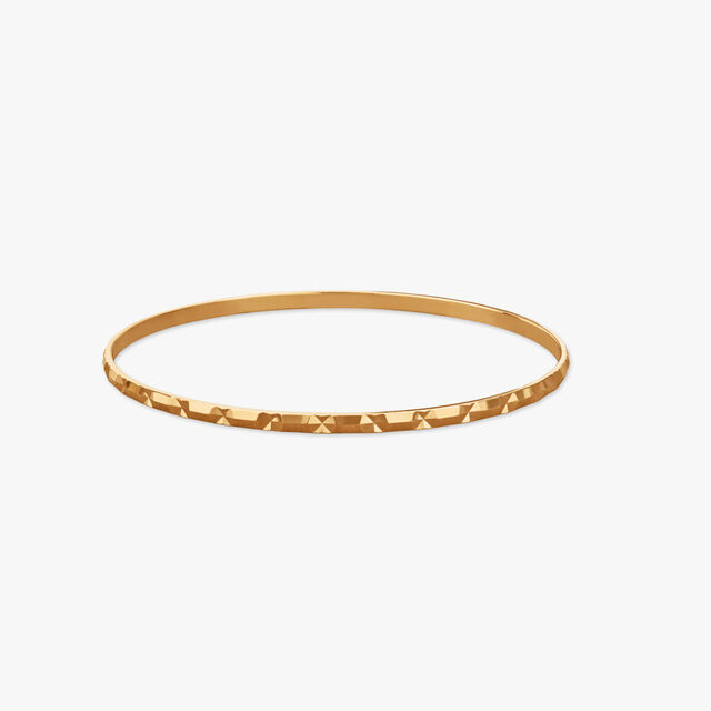 Gleaming Edge Gold Bangles