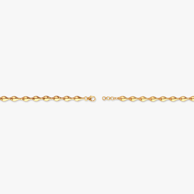 Molten Wave Gold Bracelet