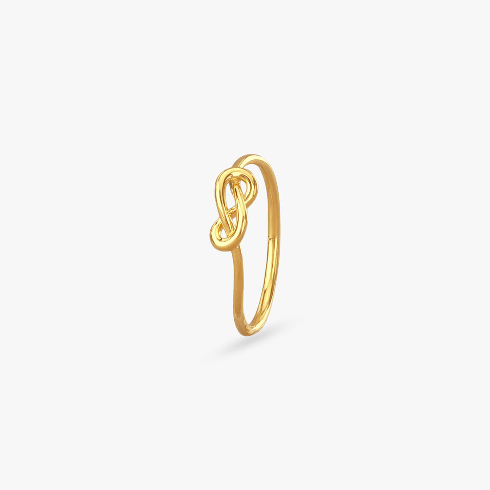 Buy Looped Love Gold Ring at Best Price | Tanishq US