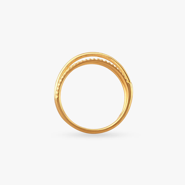 Linear Luxe Gold Ring 4