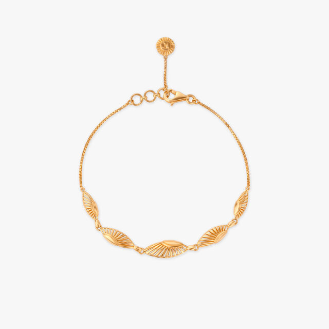 Sunray Rhythm Gold Bracelet