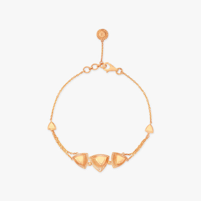 Sunlit Trio Gold Bracelet