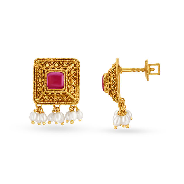 Enchanting Opulent Pendant and Earrings Set 4