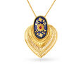 Stunning Enamel Gold Necklace set,,hi-res 2