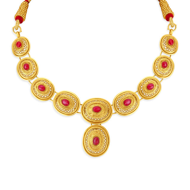 Regal Opulent Gold Necklace Set 2