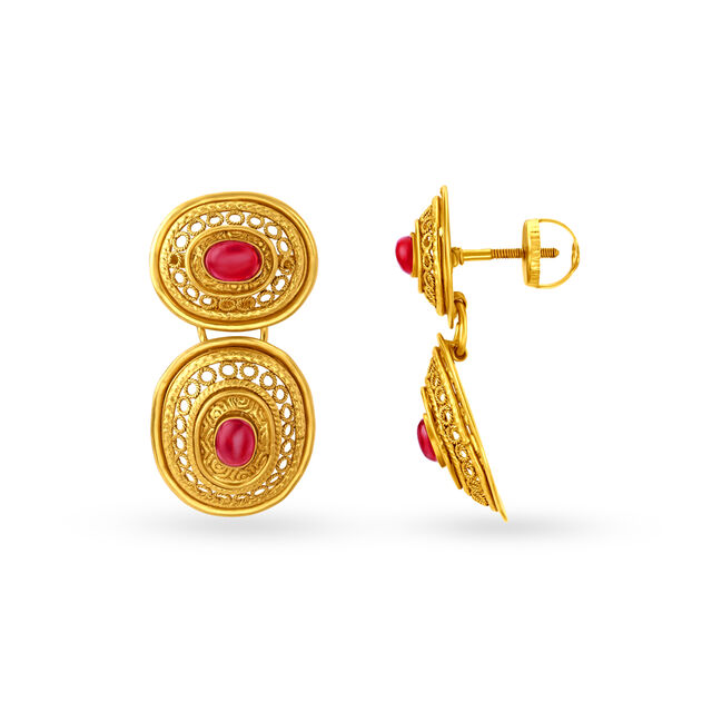 Regal Opulent Gold Necklace Set 4