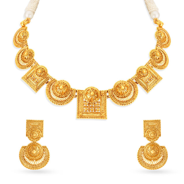Ornate Charming Necklace Set,,hi-res 
