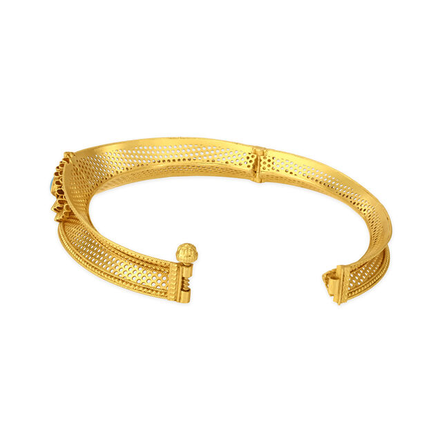 Contemporary Gold Bangle,,hi-res