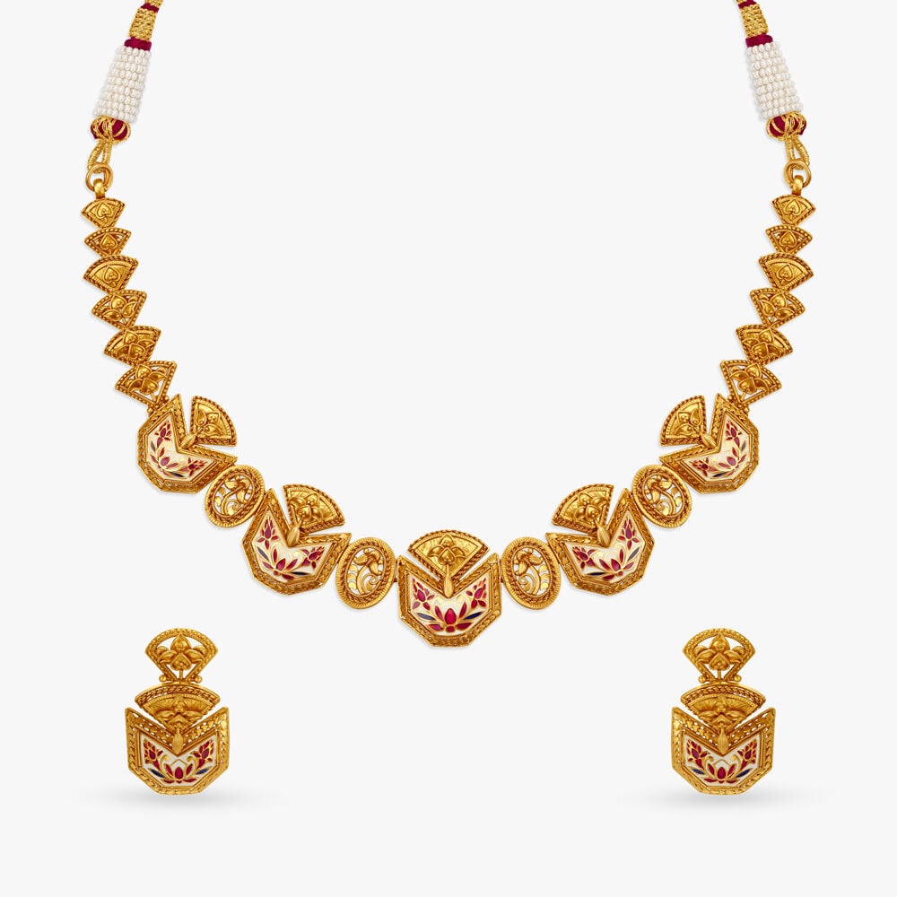 Tanishq necklace collection with price hot sale