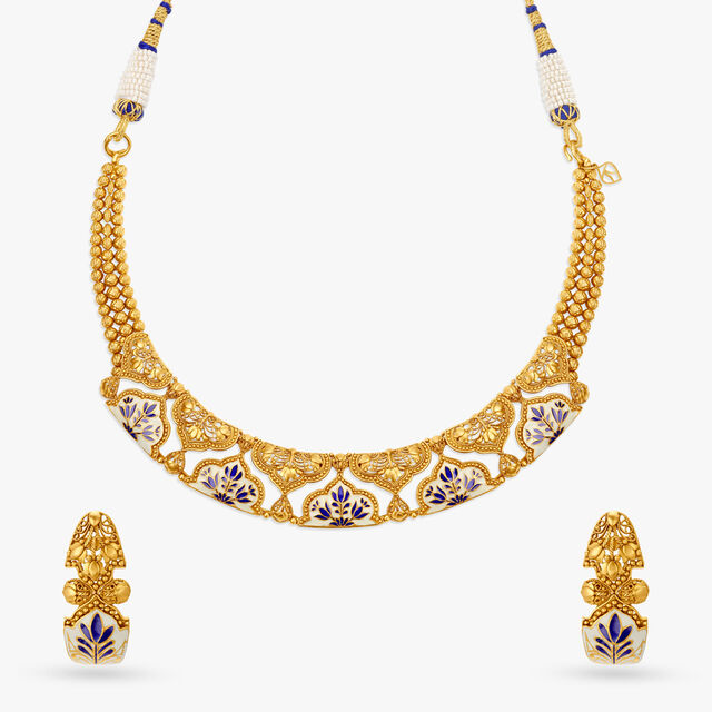 Sunehri Necklace Set,,hi-res 2