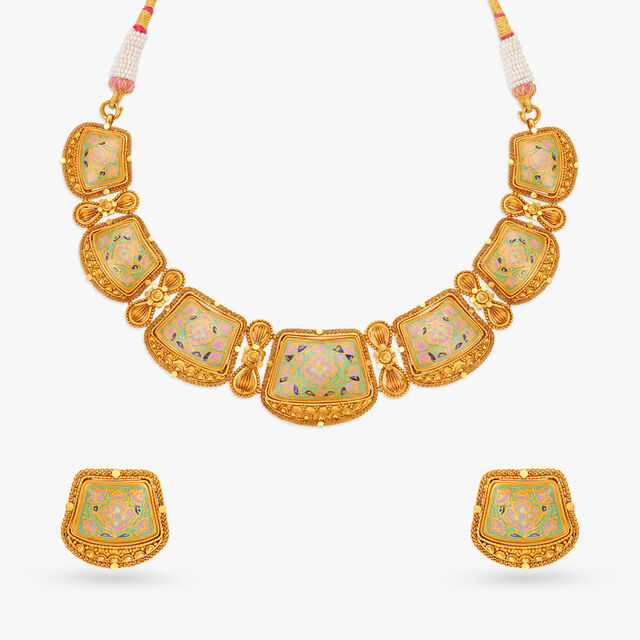 Phulkari Necklace Set 2