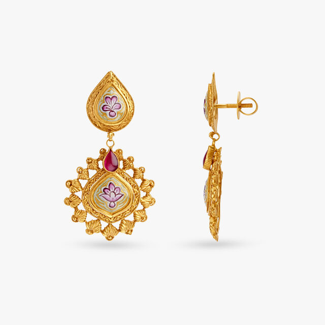 Swarn Necklace Set with Coloured Stones,,hi-res 4