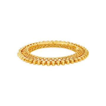 Antique Embossed Gold Bangle