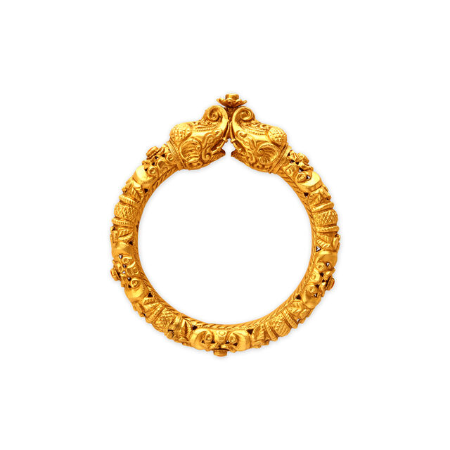Heritage Ruby Embedded Bangle