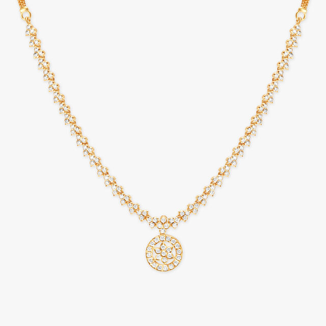 Floral Diamond Necklace