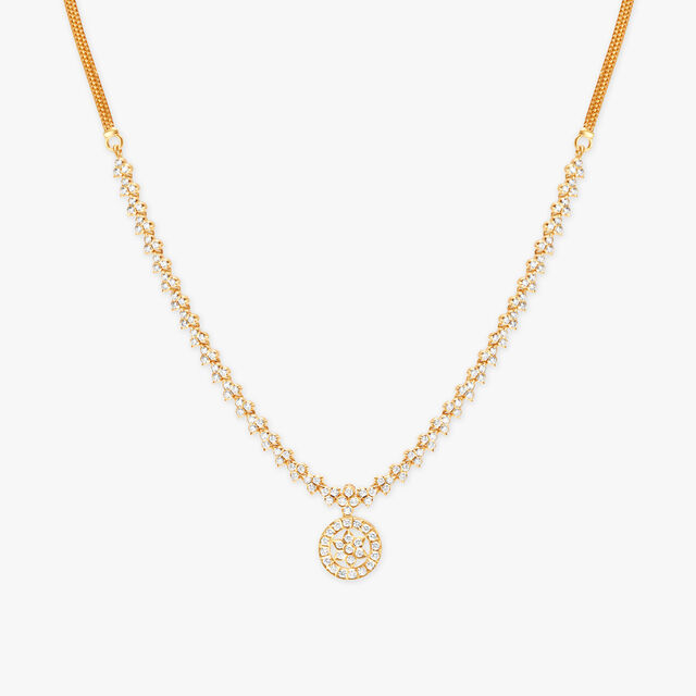 Floral Diamond Necklace