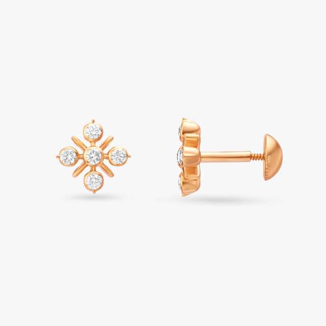 Dazzling Diamond Stud Earrings 2