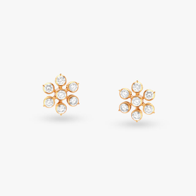 Classic Diamond Stud Earrings 