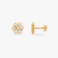 Cluster Diamond Stud Earrings 2
