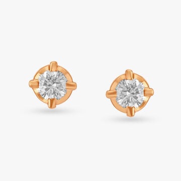 Statement Of Elegance Diamond Stud Earrings