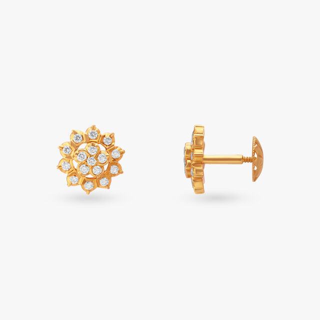 Dazzling Diamond Stud Earrings 2