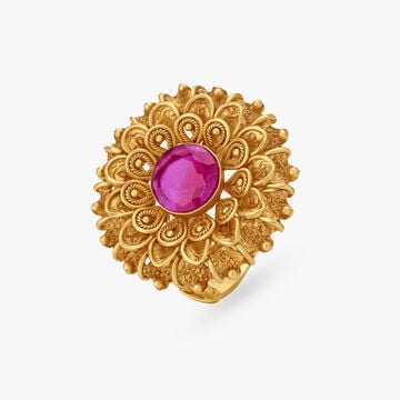 Ornate Floral Ring