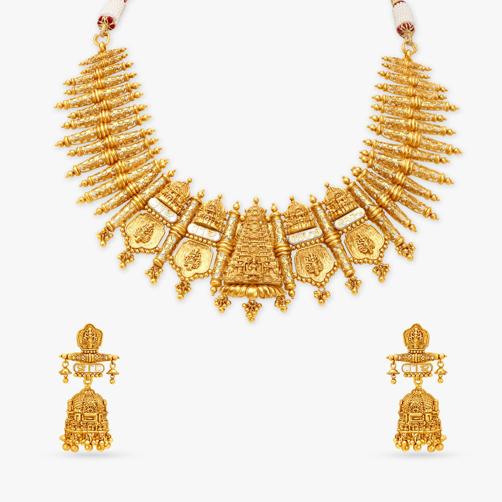 Buy The Chozha Necklace Set at Best Price Tanishq US
