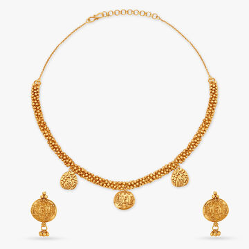 Karandhai Coin Necklace Set