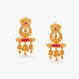 Splendid Pillar Jhumkis,,hi-res 2