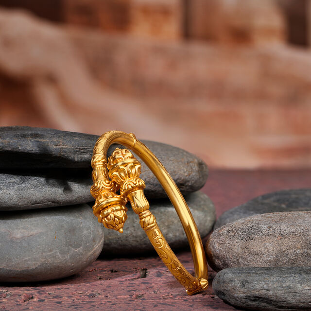 Artistic Pillar Bangle,,hi-res 