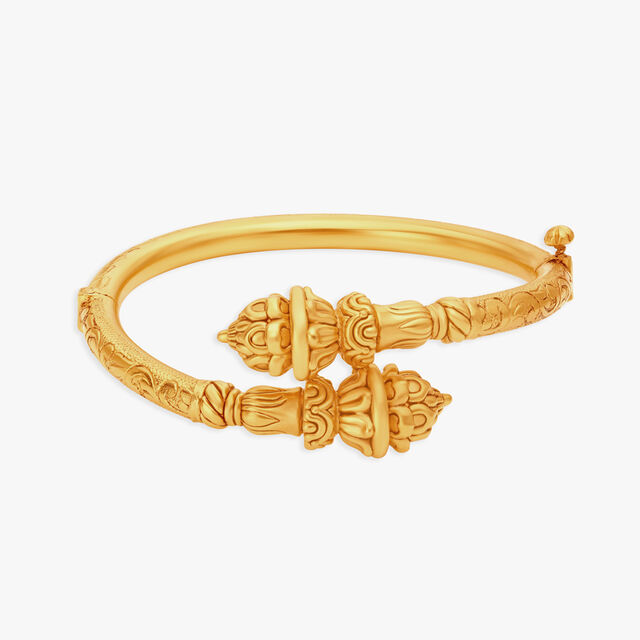 Artistic Pillar Bangle,,hi-res 2