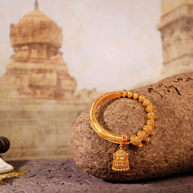 Extravagant Gopuram Bangle,,hi-res
