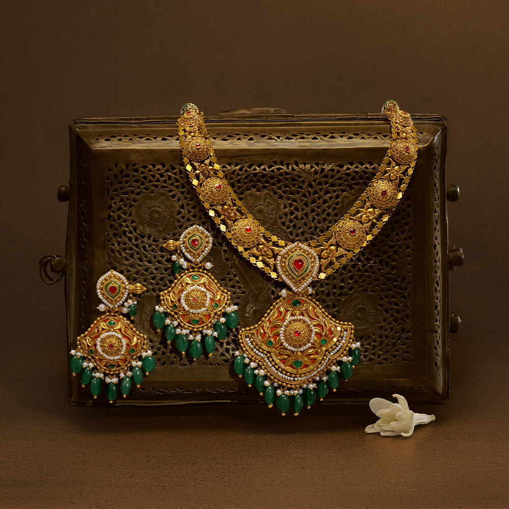Tanishq pearl set price hotsell