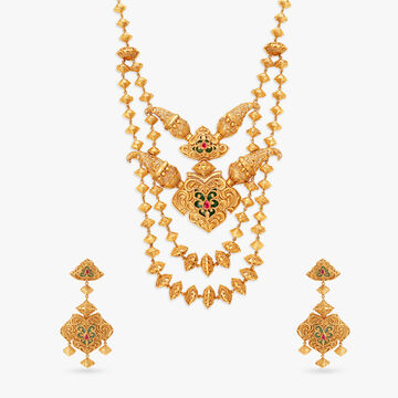 Regal Splendour Necklace Set with Ras Rawa
