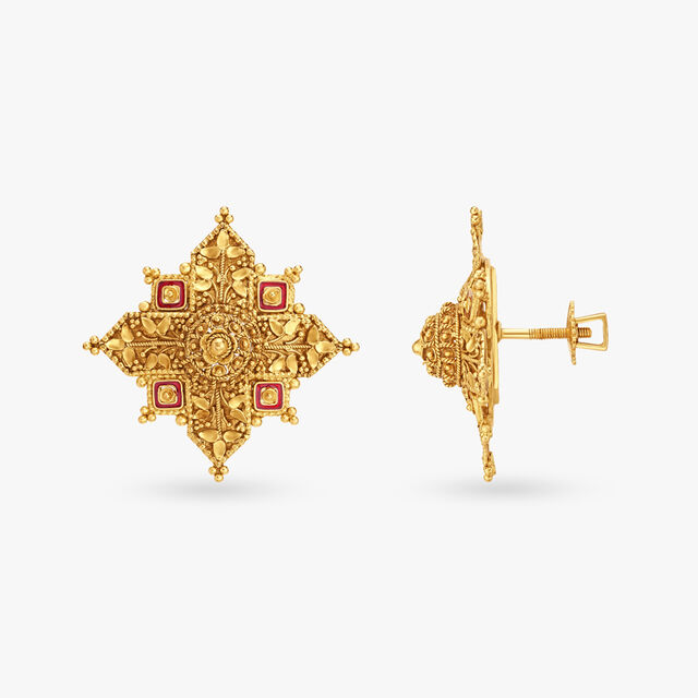 Luxurious Ras Rawa and Chandak Work Necklace Set,,hi-res 5