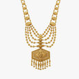 Hexagonal Layered Necklace Set with Partaj and Ras Rawa Work,,hi-res 3