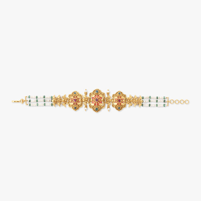 Stately Coral Stone Bracelet,,hi-res 3