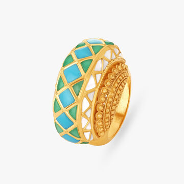 Orante Badhroom Setting Finger Ring