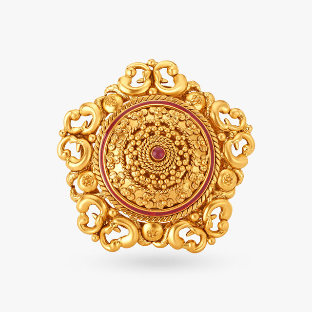 Floral Fantasies Finger Ring with Ras Rawa,,hi-res