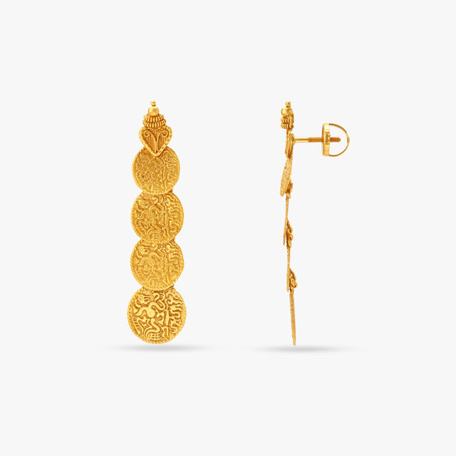 Splendid Karandhai Coin Necklace Set 4