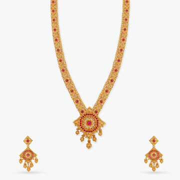 Ramappa Roof Sculpture Necklace Set