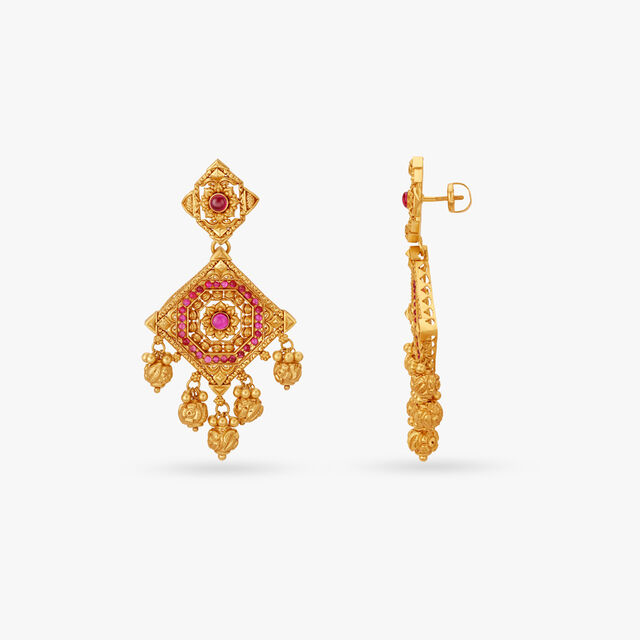 Ramappa Roof Sculpture Necklace Set,,hi-res 4