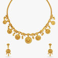 Gaja Vyalas Maginificent Necklace Set,,hi-res 
