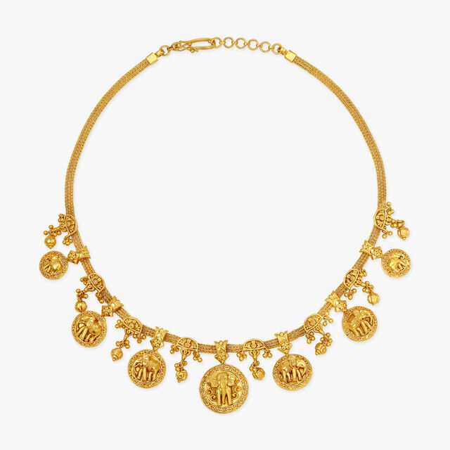 Gaja Vyalas Maginificent Necklace Set,,hi-res 2